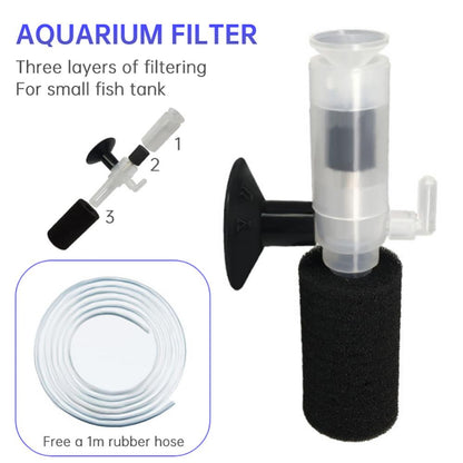 Water Pneumatic Filter Small Fish Tank