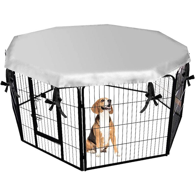 Pet Dog Cage Cover Oxford Dustproof Waterproof Outdoor