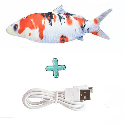 Cat USB Charger Toy Fish