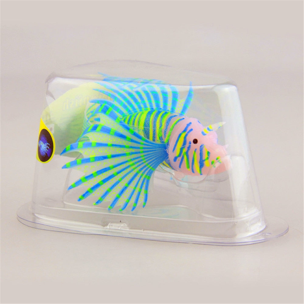 Artificial Luminous Lionfish Fish Tank