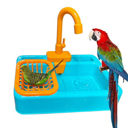 Parrot Shower Bird Bathtub Swimming Pool