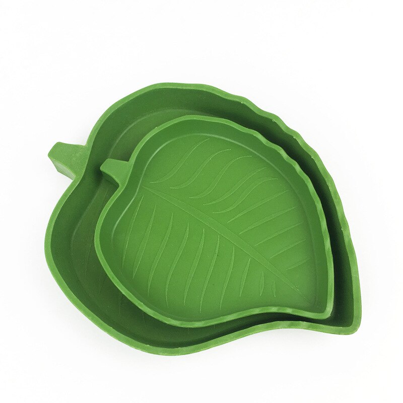Leaf Bamboo Joint Shallow Reptile Dish Reptile Food Dish