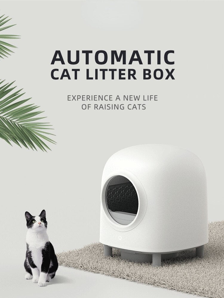 Cat Litter Box Automatic Self Cleaning EnClosed Pet Tray