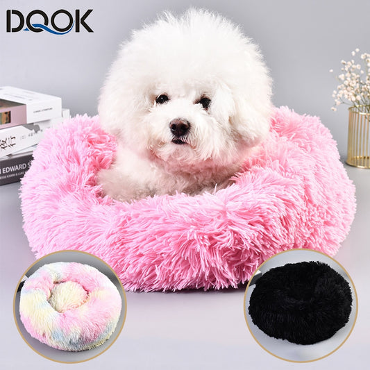 Super Soft Pet Bed Kennel Dog Round Cat Winter Warm Sleeping Bag