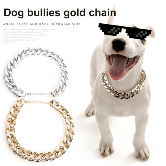 Pet Dog Cat Chain Collar Small Dog