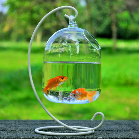 70% Dropshipping!!Living room transparent hanging glass vase fish tank
