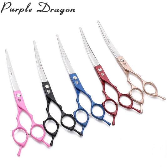 Purple Dragon 6.5" 7" Japan 440C Dog Grooming Scissors