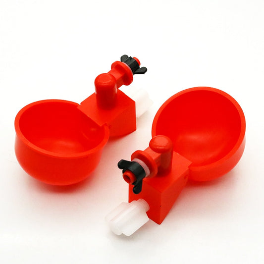 5Pcs Automatic Chicken Water Cup Plastic Drinking Bowl