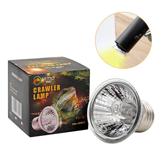 Reptile Lamp 25/50/75W UVA+UVB 3.0 Pet Heat Lamp Bulb