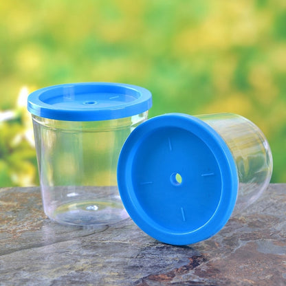 Portable Fish Tank Plastic Mini Aquarium Transparent Fish Keeper Fishbowl for Turtle Betta Jellyfish Starter Kit