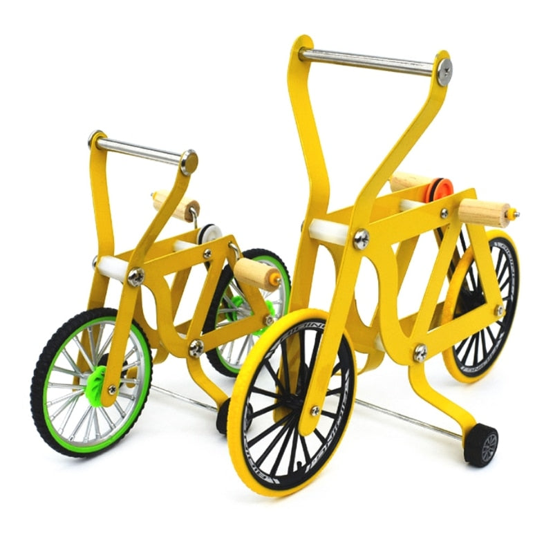 Yellow Bicycle Toy Parrot