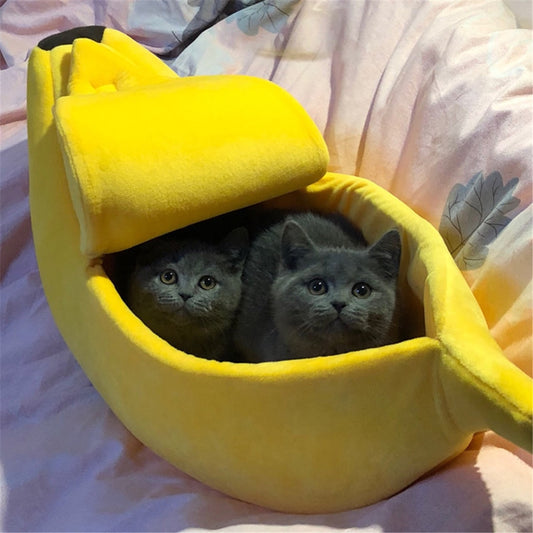 Banana Shape Pet Cat home litter Bed House