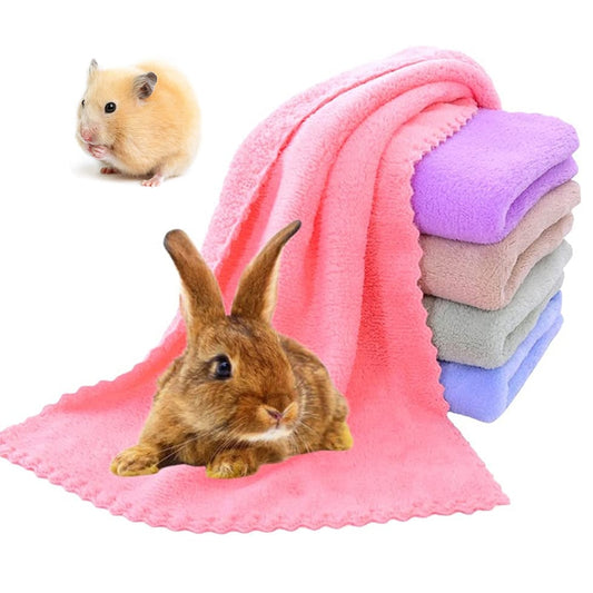 2Pcs Rabbits Soft Blankets