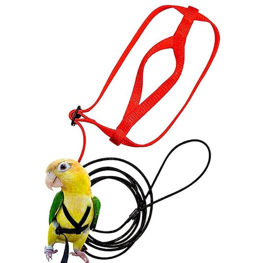 Parrot Bird Harness Leash Outdoor Flying Traction Straps