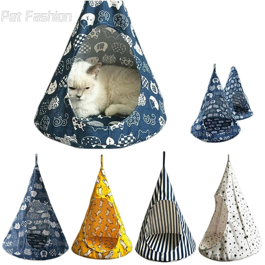 Washable Removable Soft Hanging Cat House