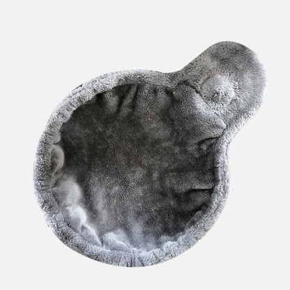 Gray Plush Cat Beds