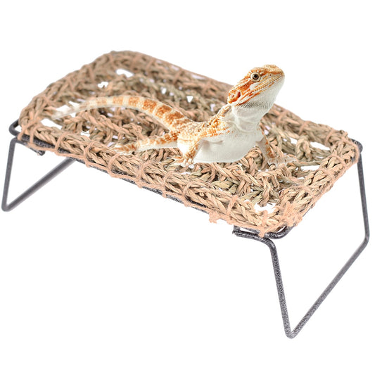 Reptile Lounge Bed, Small Animals Seagrass Pet Bed
