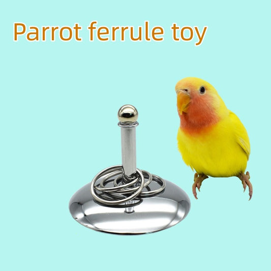 Metal Parrots Interactive Training Toys