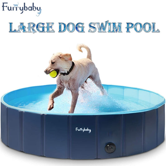 Foldable Dog Pool Pet Bath Swimming Tub