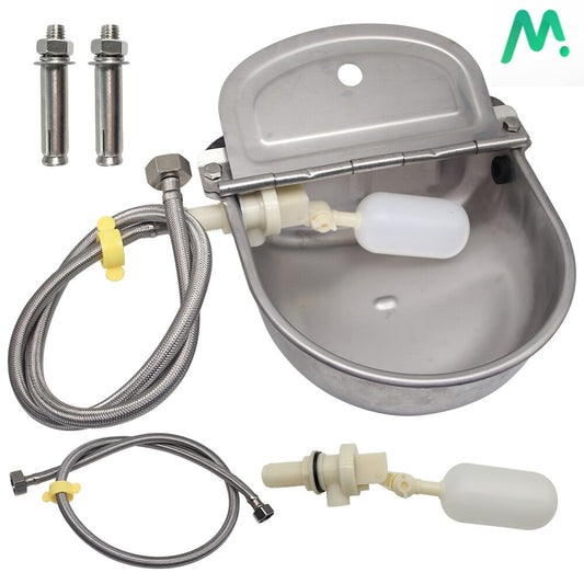 1 Set Automatic Cow Bowl Stainless Water Feeder