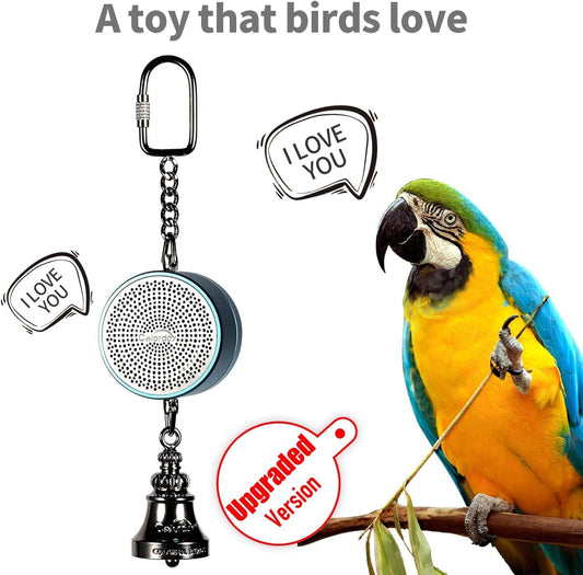 Bird Toys Parrot Talking Coach & Interactive Voice Bell