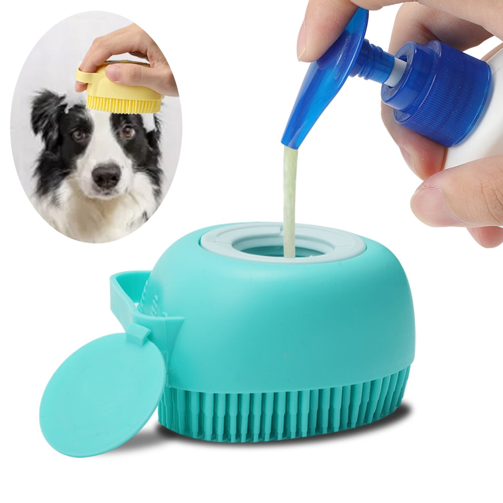 Pet Accessories For Dogs Shampoo Massager Brush