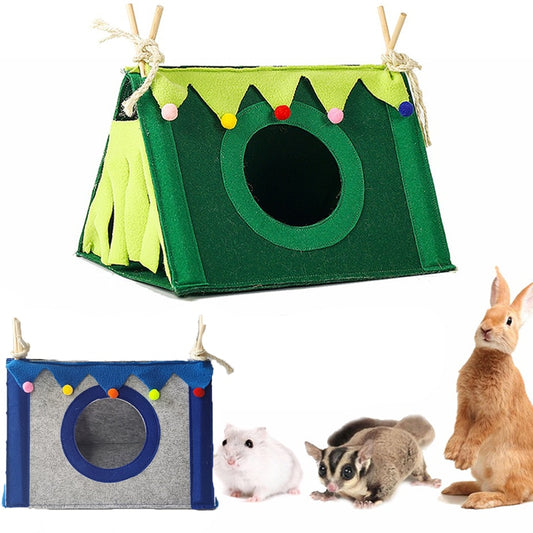 Small Pet Nest Felt Tent Rabbit Nest