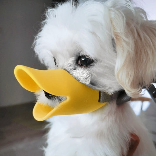 Dog Muzzle Silicone Duck