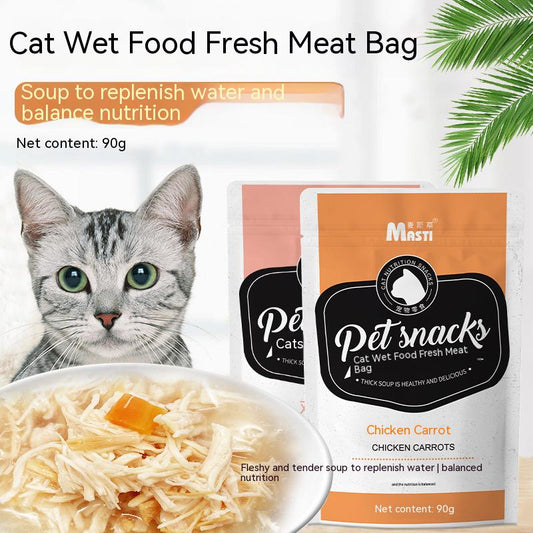 Cat Wet Food Pack Hydrating Fresh Meat