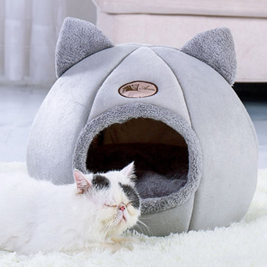 Warm Comfort Cat Bed In Winter Bed For Cats
