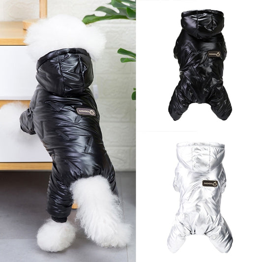 Waterproof Dog Winter Ovrall Clothes Jacket