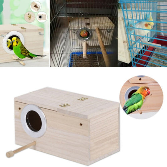 New Budgie Wooden Lovebirds Finch Cage