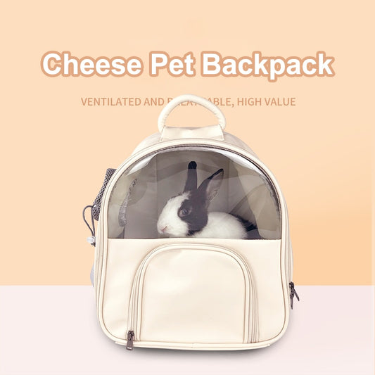 Rabbit Backpack Bunny Carrying Case Breathable Pet Back Bag