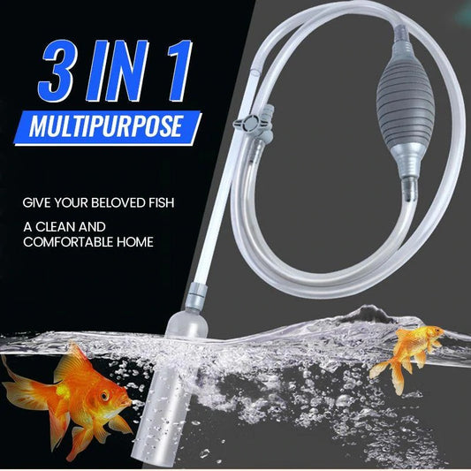 Semi-Auto Fish Tank Water Changer & Cleaner