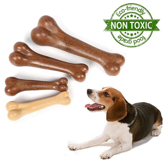 Dog Bone Toys Healthly Non-Toxic Anti-bite Puppy Toys