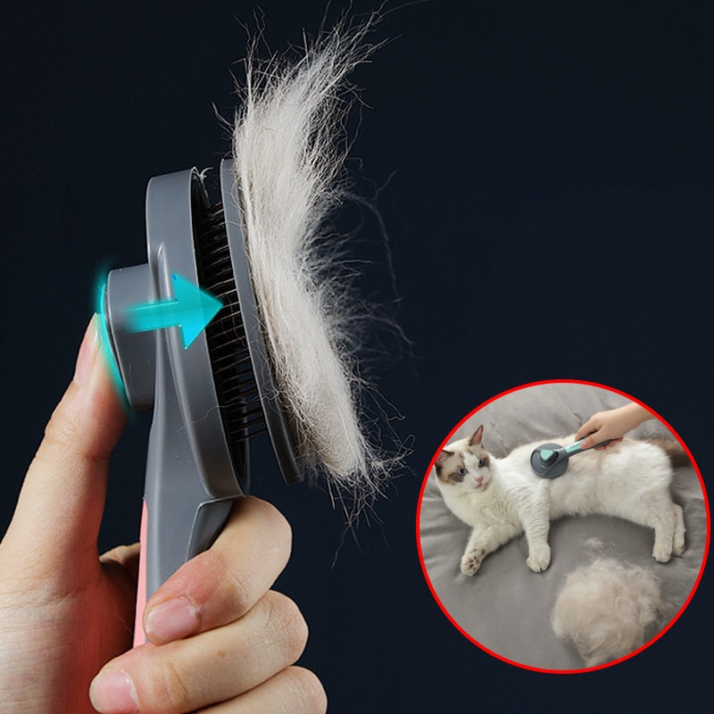 Kimpets Cat Comb Dog Hair Remover Brush