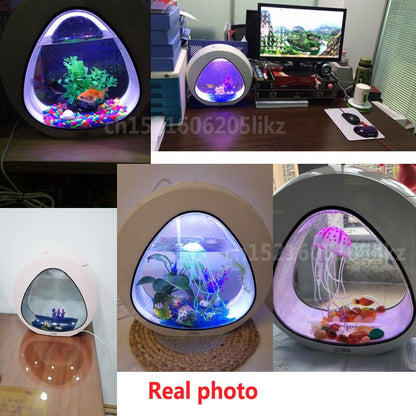4L 6L LED Light Fish Tank