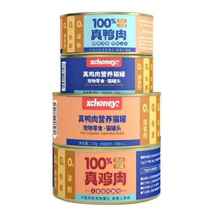 Canned cat wholesale chicken duck