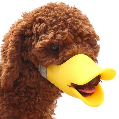 Dog Muzzle Silicone Duck