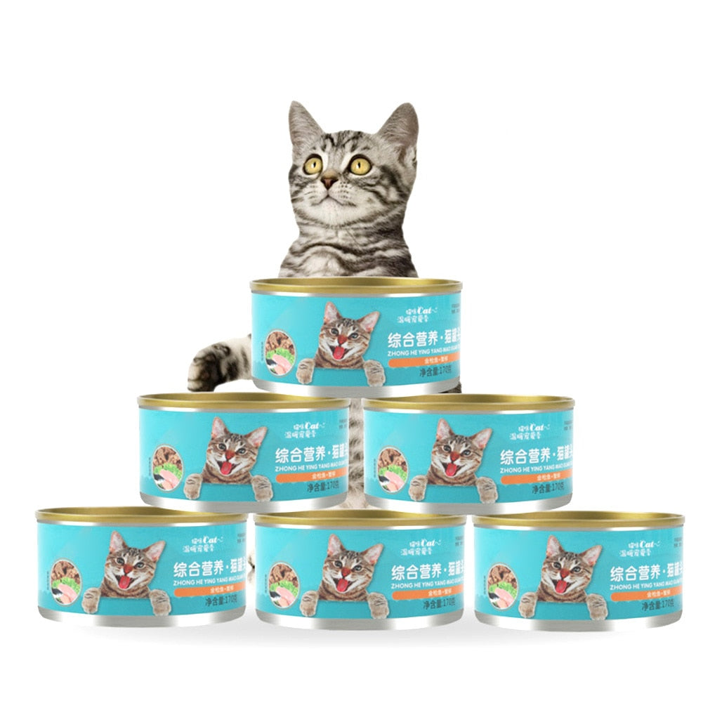 Canned cat 170g big can fattening nutrition supplement