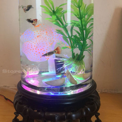 Standing Barrel Shape Fish Tank