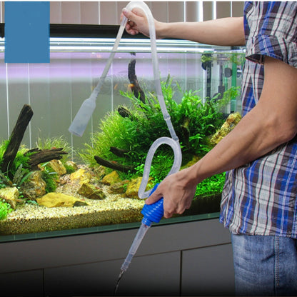 Aquarium Siphon Fish Tank Syphon Vacuum Cleaner Pump