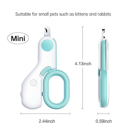 Led Dog Nail Clipper for Small Medium Dog Cat Cutter