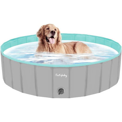 Foldable Dog Pool Pet Bath Swimming Tub