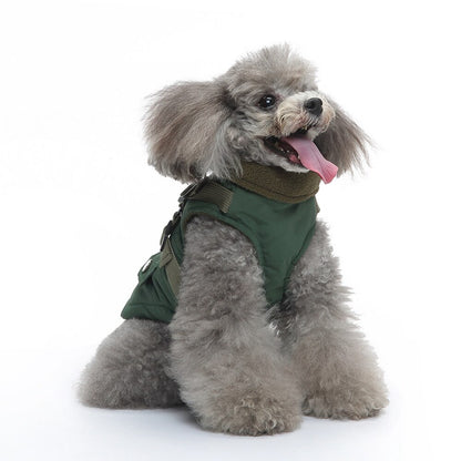 Pet Dog Jacket with Harness Winter Pet Dog Coat