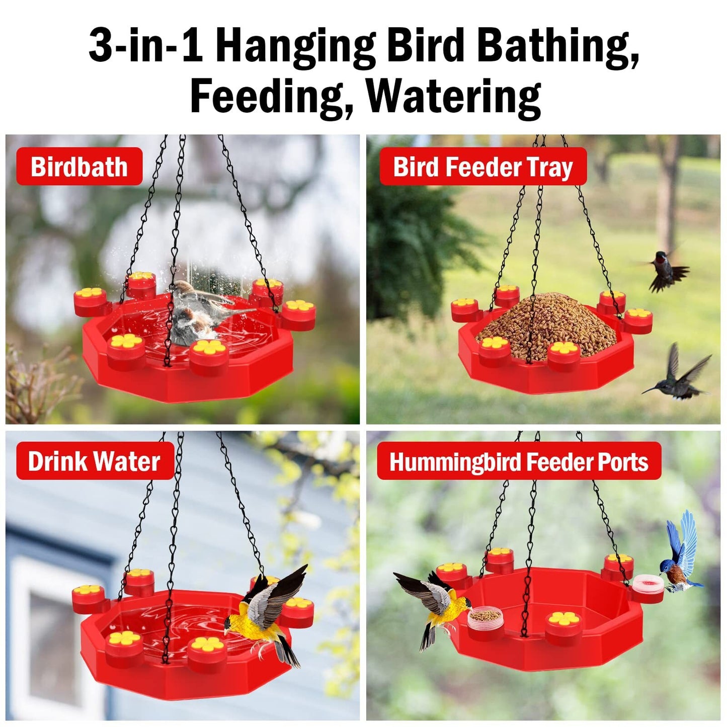 Detachable Hummingbird Feeder