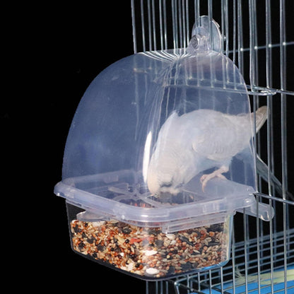 No-Mess Bird Feeder for Cage
