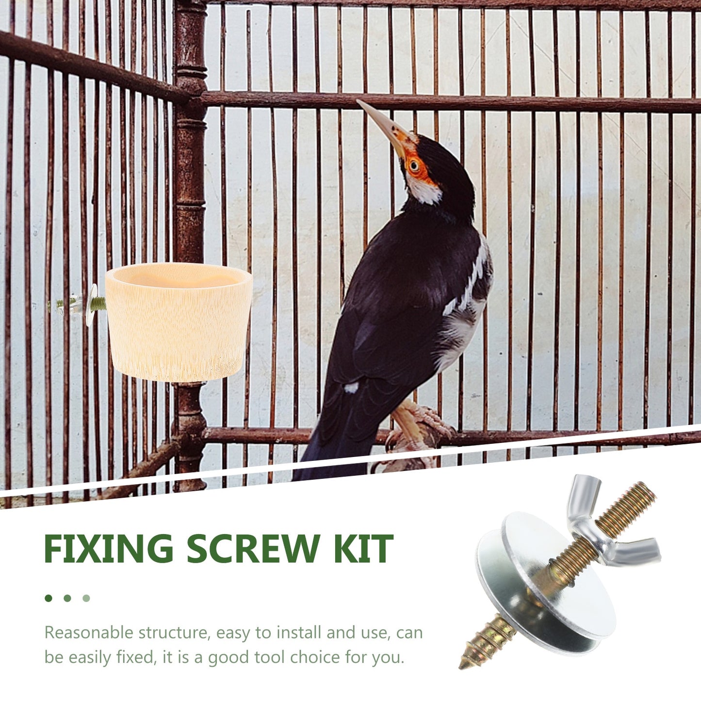 8 Sets Bird Cage Retaining Screws