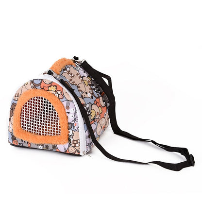 Small Pet Carrier Breathable Hamster Travel Bag