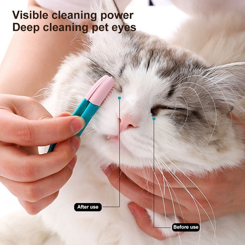 Pets Eye Comb Brush Tear Stain Remover Comb